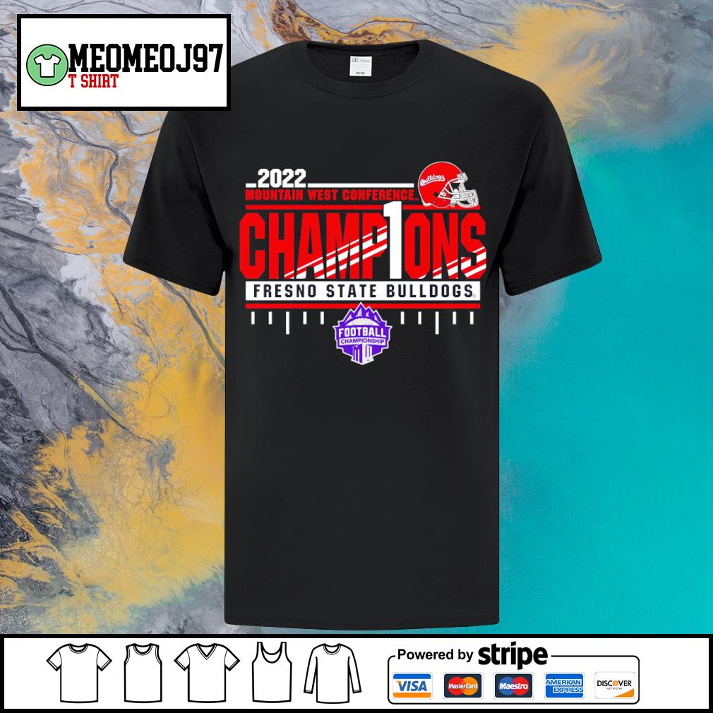 Awesome fresno State Bulldogs 2022 Mountain West Football Conference Champions shirt
