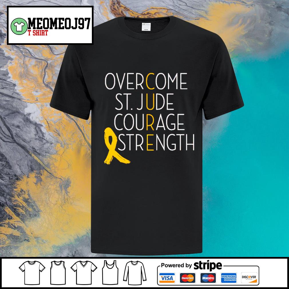Awesome overcome St.Jude Courage strength shirt