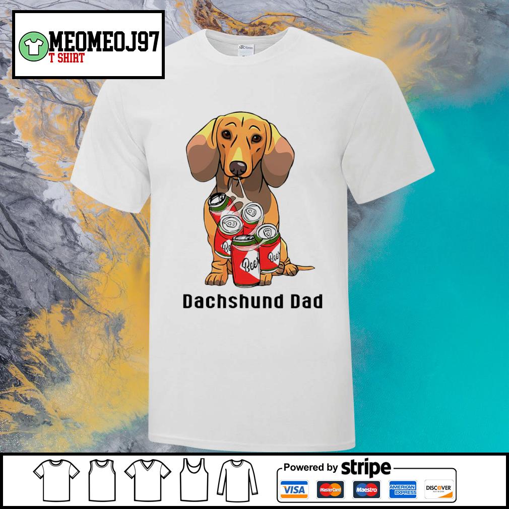 Official dachshund dad Beer shirt