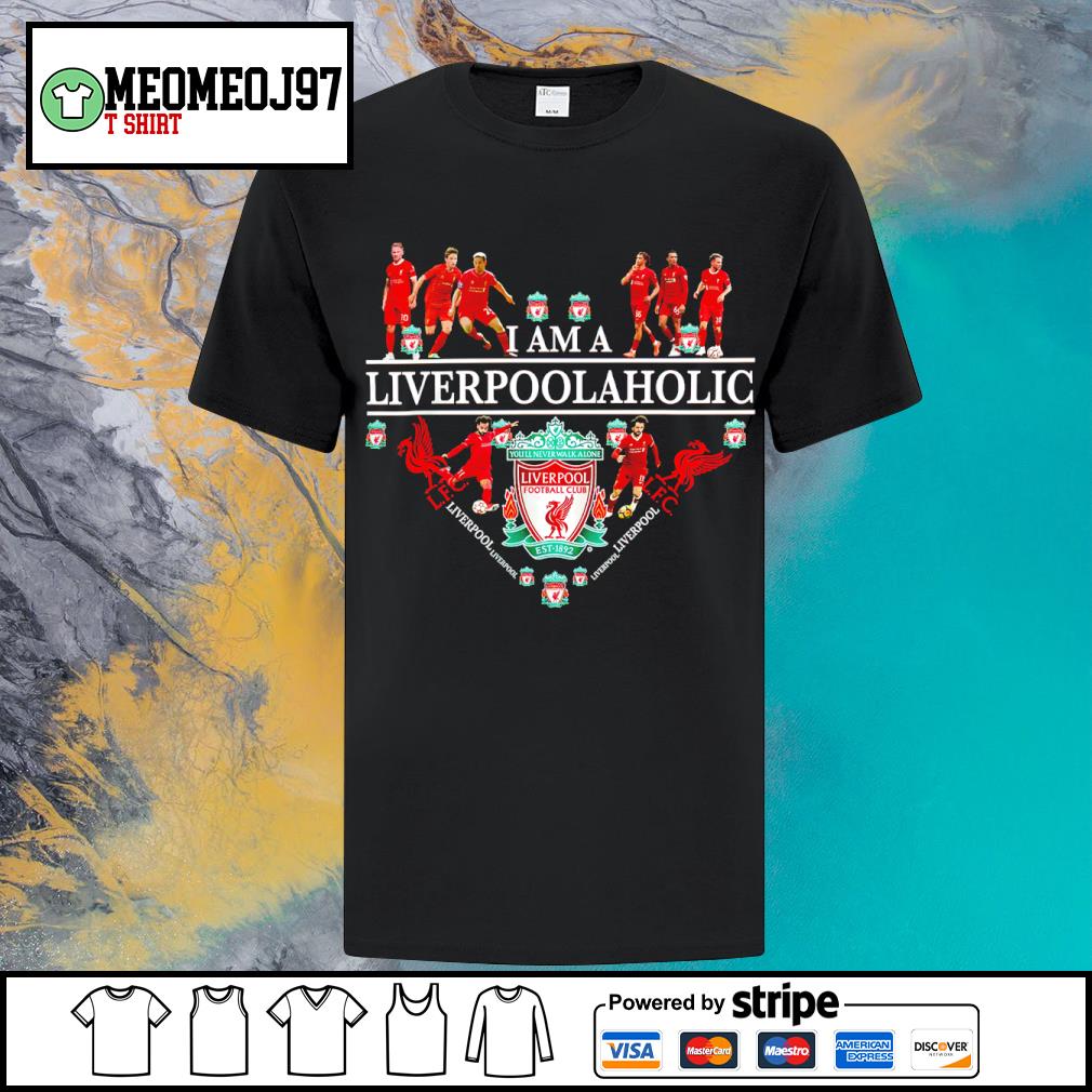 DalatFashionLLC liverpool FC I Am A Liverpoolaholic Logo shirt