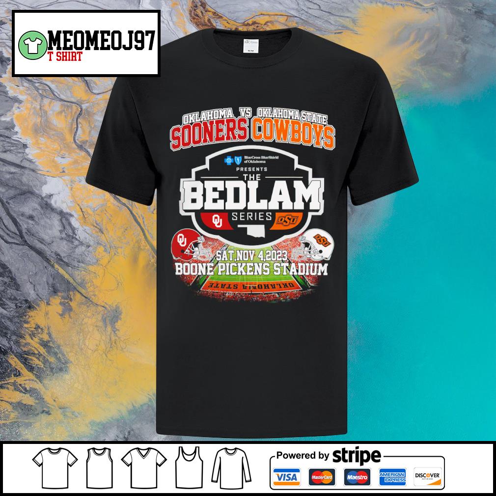 Dalatshirtstore oklahoma State Cowboys Vs Oklahoma Sooners The Bedlam Series 2023 Sports shirt